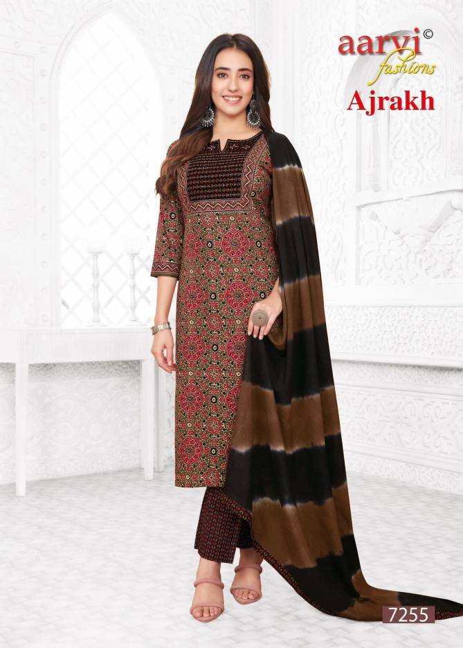 Ajrakh Vol 2 By Aarvi 7251 to 7257 Printed Surat kurti wholesale market